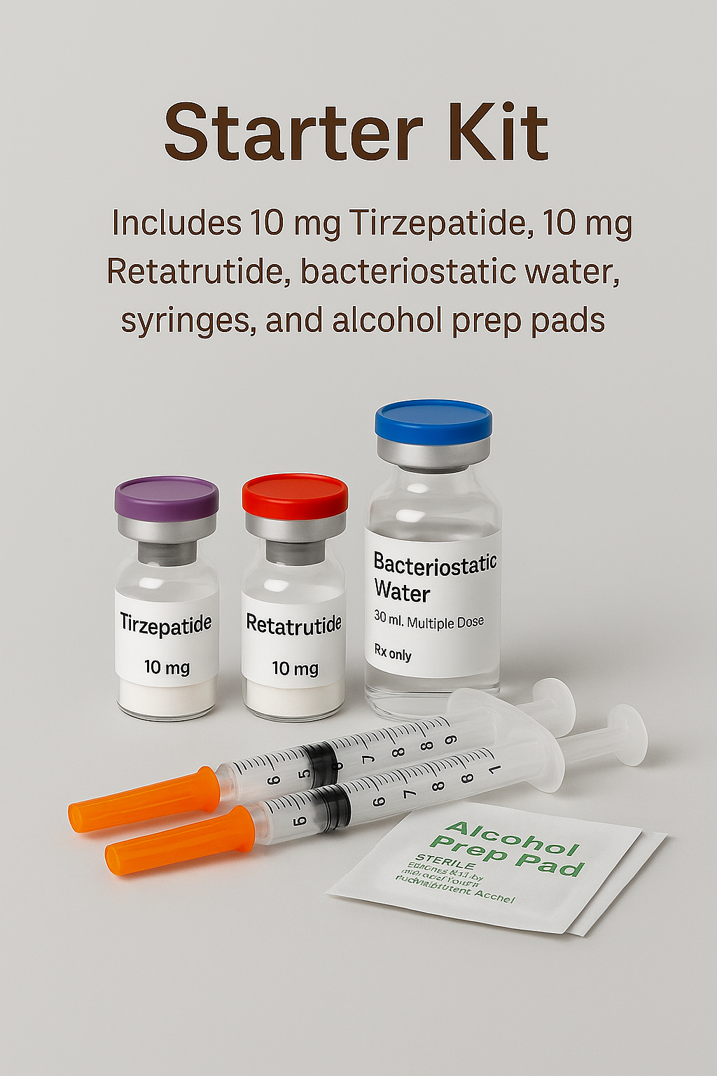 Retatrutide and Tirzepatide Starter kit Bundle